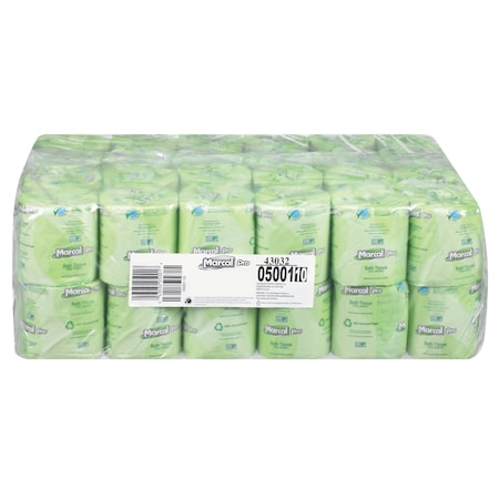 Marcal Pro Bath Tissue, Standard, 2 Ply, 504 Sheets, White, 48 PK MAC 5001